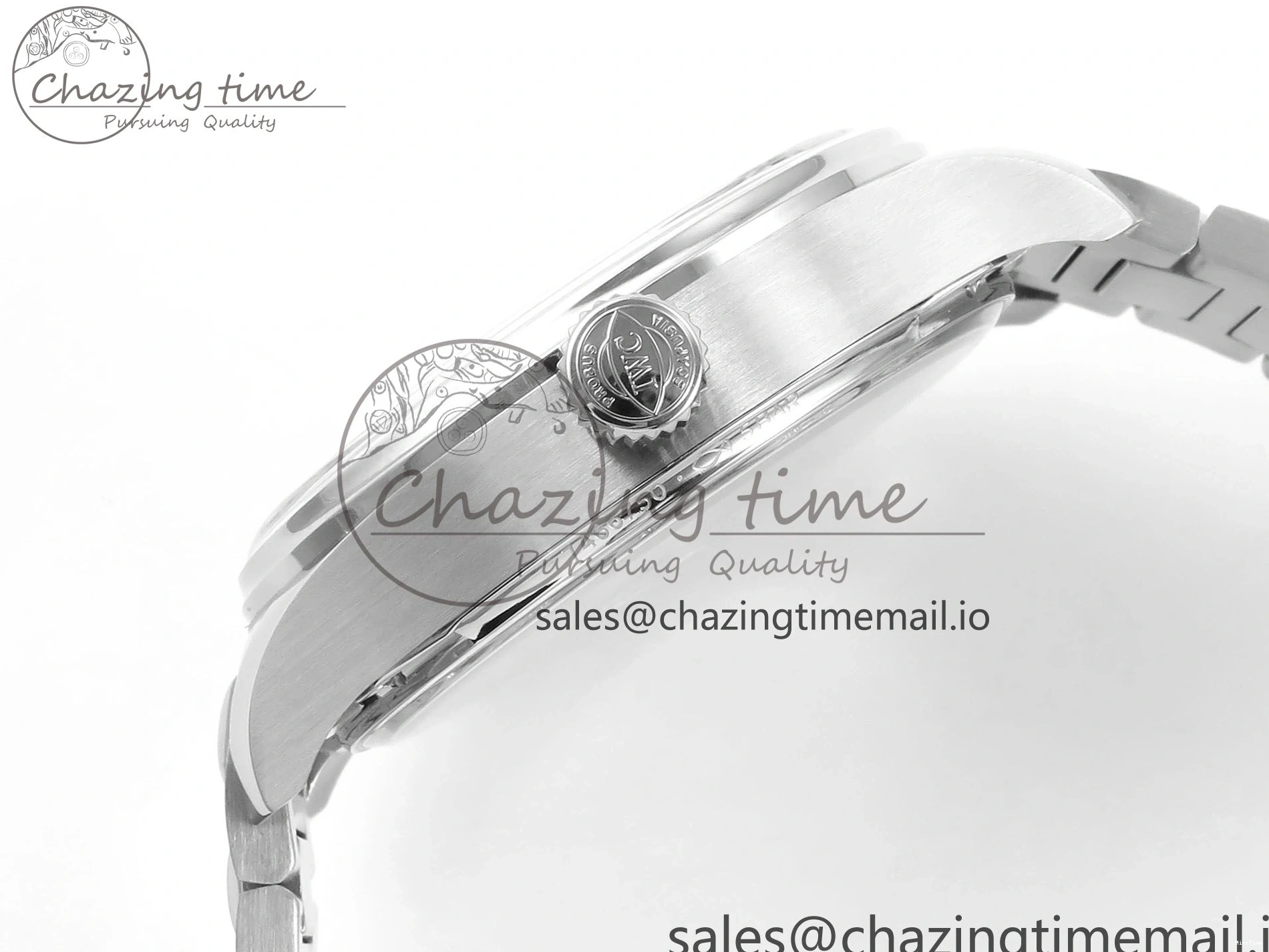 MIROTIME 0306 FashionForward Portugieser Auto IWC0562D APSF 1:1 Best Edition Light Blue Dial on SS Bracelet A 6994